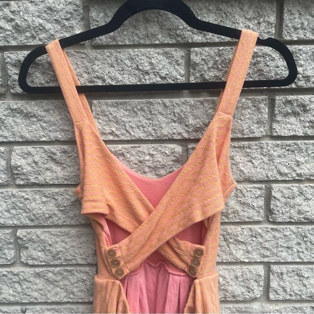 Postage Stamp by Anthropologie Crisscross Back Midi Dress Size Small - Picture 8 of 11